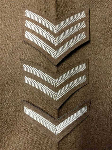 Uk British Army Surplus Fad Rank Stripe Chevrons Lance Corporal Staff