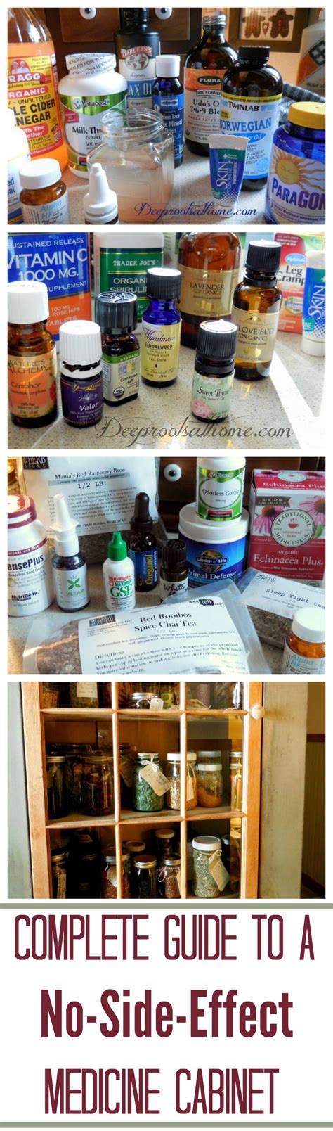Begin stocking your medicine cabinet with safe, logical natural alternatives that help our body to heal what i would like to show is that there are many safe and logical natural alternatives that do a. Complete Guide To A No-Side-Effect Medicine Cabinet ...