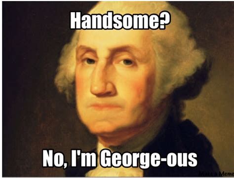 Funny George Washington Wallpaper