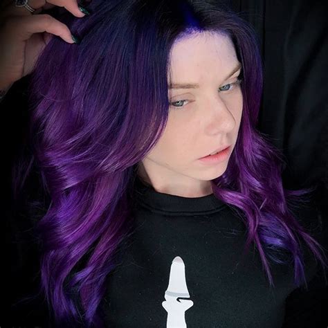 Painted With Pravana Chromasilk Vivids Violet And Wild Orchid To