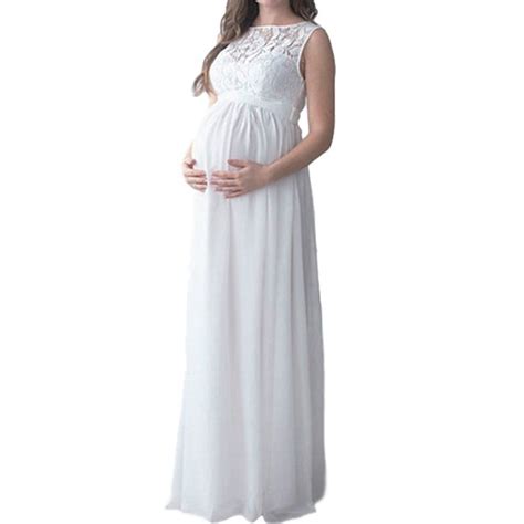 Focusnorm Sexy Maternity Maxi Dresses Pregnant Women Photography