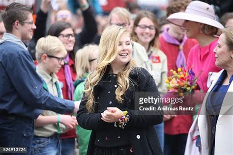 Crown Princess Catharina Amalia Smiles During Kings Day The