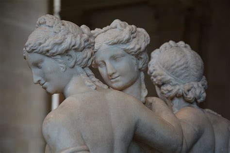 The Three Graces Mus E Du Louvre Three Graces Sculpture Art Statue