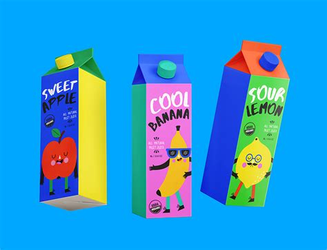 Fruit Juice Packaging — Vanja Kragulj Illustration