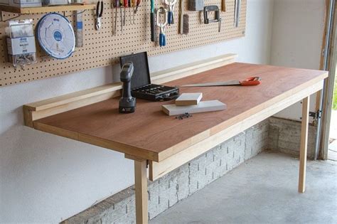 Simple Fold Down Workbench Plans Woodworking Session Diy Workbench