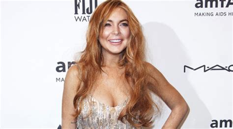 Lindsay Lohan Goes Topless In Selfie Hollywood News The Indian Express