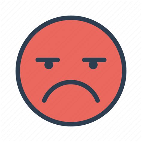 Angry Emoji Frown Smiley Icon