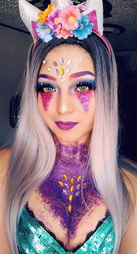 Maquillaje Para Disfraz De Unicornio Para Ni A