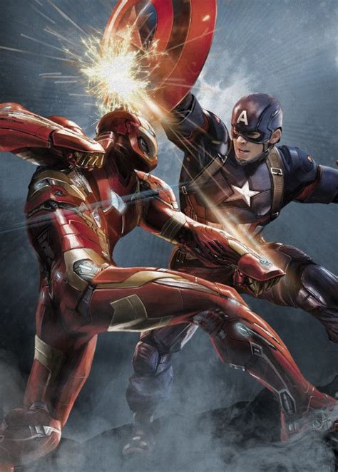 Captain America Vs Iron Man Captain America Photo 43408841 Fanpop
