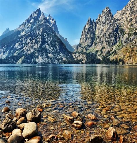 Jenny Lake Jenny Lake Wyoming Grand Tetons Teton National Park