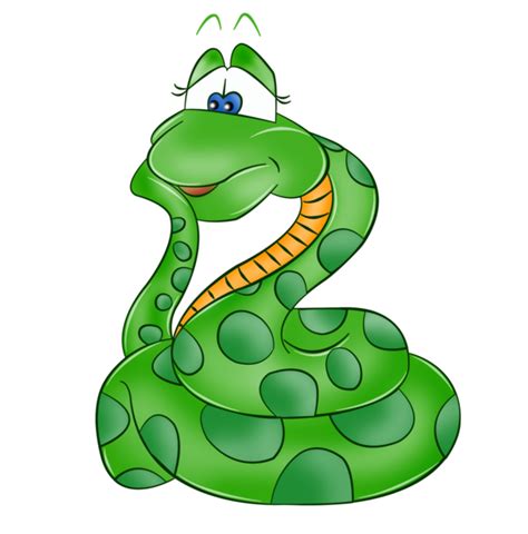 Sketch lightly at first, and when you get the shape of the head right, darken the line. Cartoon Snake Clipart (With images) | Free clip art, Clip art, Animal clipart