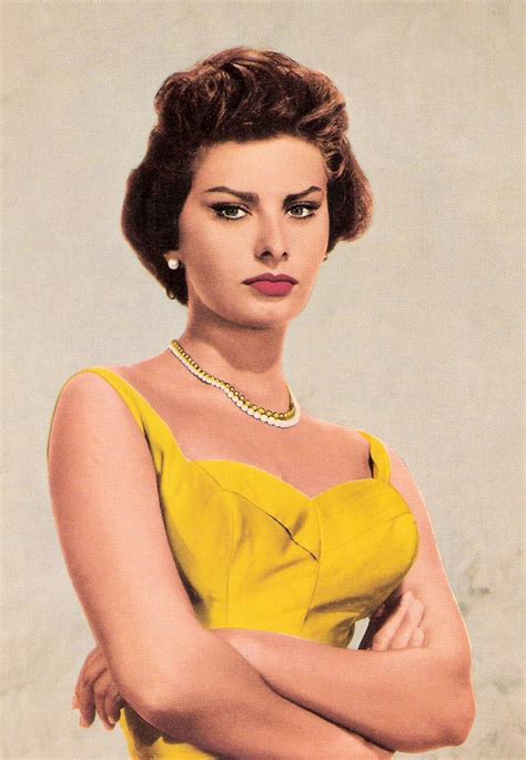 Sophia Loren German Postcard By Terra Color Nr F 190