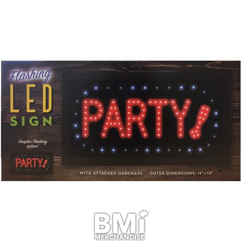 Led Party Sign