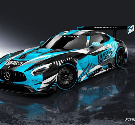 Livery Design For Mercedes Amg Gt Racing Car Design Race Cars