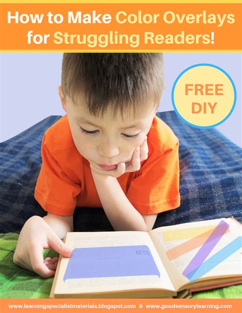 How To Make Color Overlays For Struggling Readers Free Diy Many