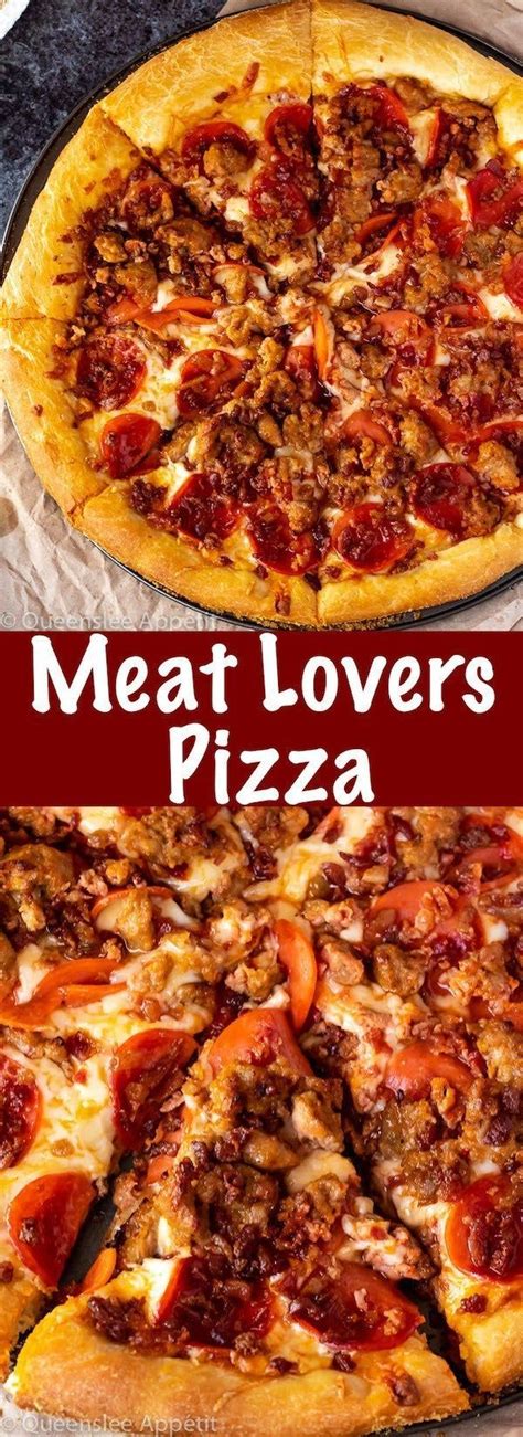 Cover evenly with cooked ground beef and all remaining ingredients. Meat Lovers Pizza ~ Recipe | Queenslee Appétit | Recipe ...