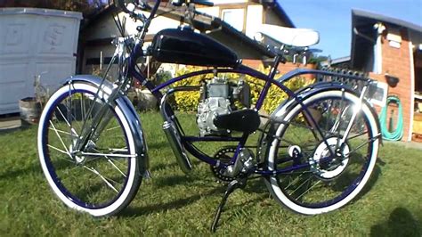 Custom Old School Motorized Schwinn Bicycle Youtube