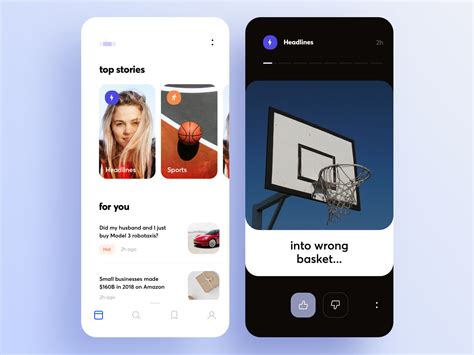 News Feed Ui Concept By Cuberto On Dribbble
