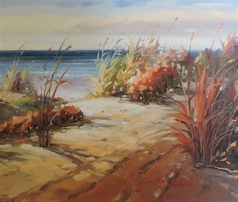 Beach Grass Original Oil Painting 24 X 20 Original Oil Painting Painting Beach Scenes
