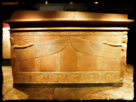 Ancient Egypet King Tut Sarcophagus Egyptian Temple King Tut