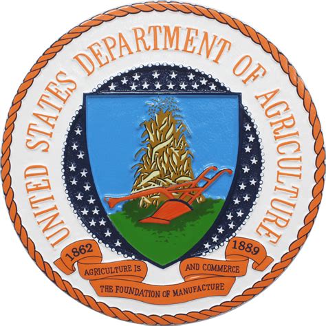 Department Of Agriculture Seal Plaque