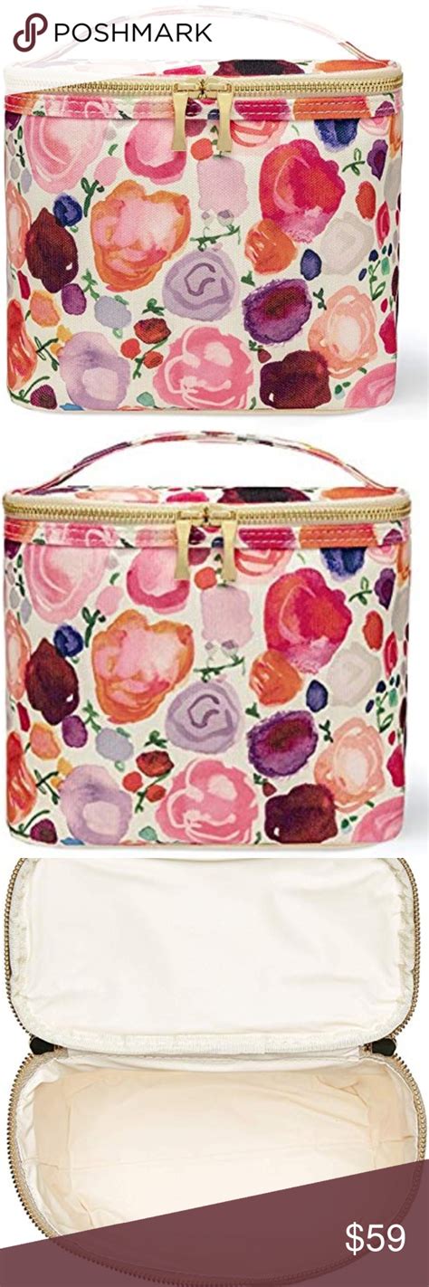 Kate Spade New York Lunch Tote Floral Linen Clothes Cute Lunch