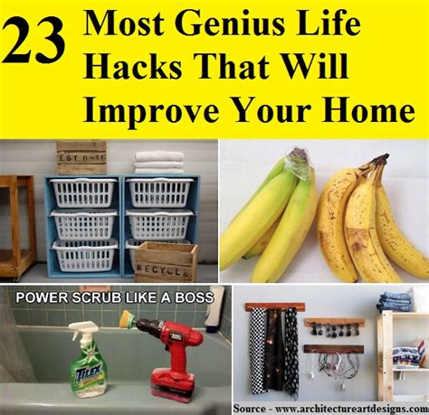 23 Most Genius Life Hacks That Will Improve Your Home Home And Life Tips