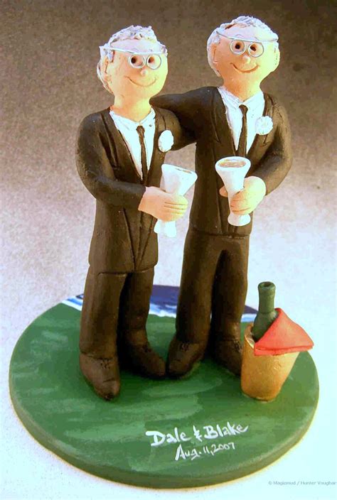 Same Sex Men S Wedding Cake Toppergay Wedding Cake Etsy