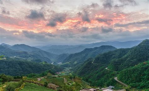 4k Taipei Taiwan Scenery Mountains Sky Fields Forests Hd
