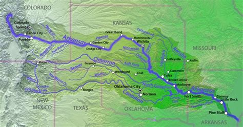 Cities And Sights Along The Arkansas River How Many Have You Been To