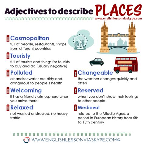 English Adjectives to Describe Places - Learn English with Harry 👴