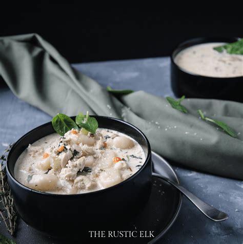 This soup is a great use of leftover chicken, but in my case i just cooked chicken tenders that i seasoned with salt, pepper and garlic powder in the simply genius! Creamy Chicken Gnocchi Soup (Olive Garden Copycat) • The ...