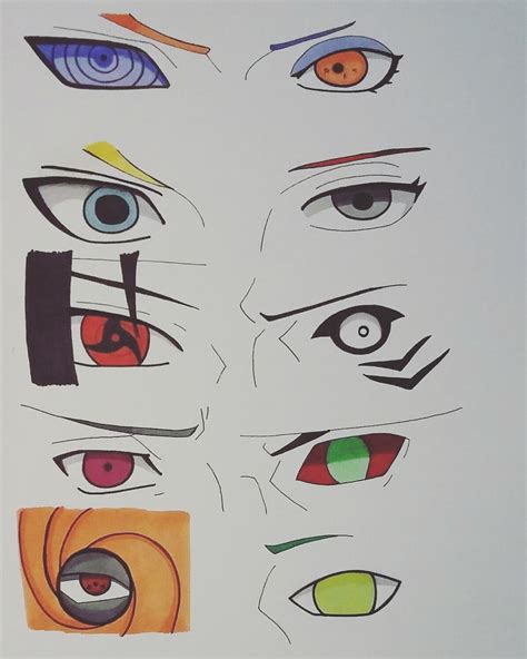 【人気ダウンロード！】 Naruto Characters Eyes Painting 251854 Muryopngjphoiyq