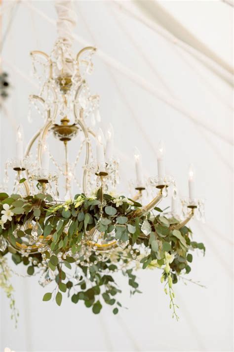 30 Greenery Chandelier Ideas For Your Gorgeous Party Chandelier