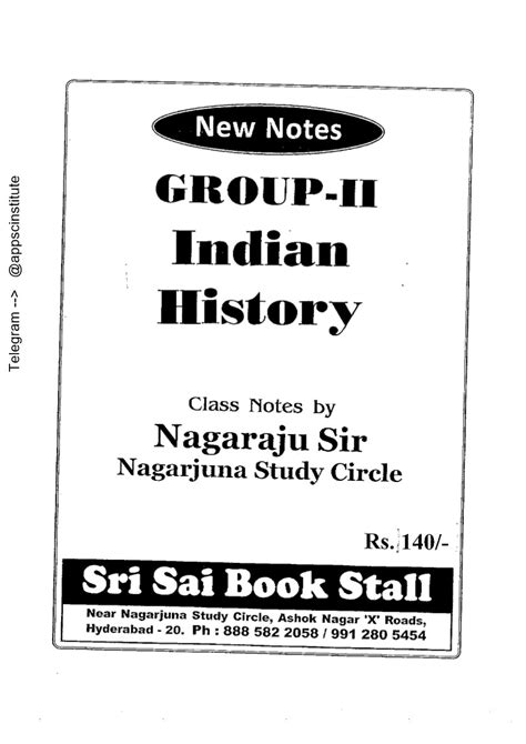 Indian History Notes Telugu Pdf