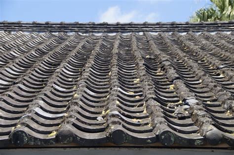 Old Style Of Roof Tile Closeup Stock Photo Image Of Cultures Built