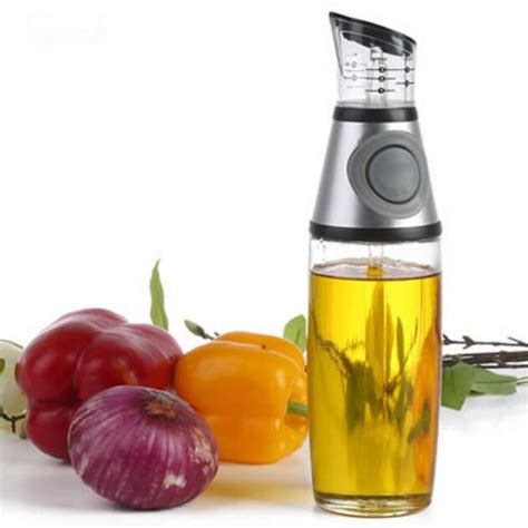  hair oil dispenser bottle. 500ml Kitchen Glass Olive Oil Vinegar Dispenser Pourer ...