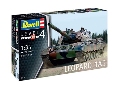 Plastic Modelkit Tank 03320 Leopard 1a5 135 Revell Car Model