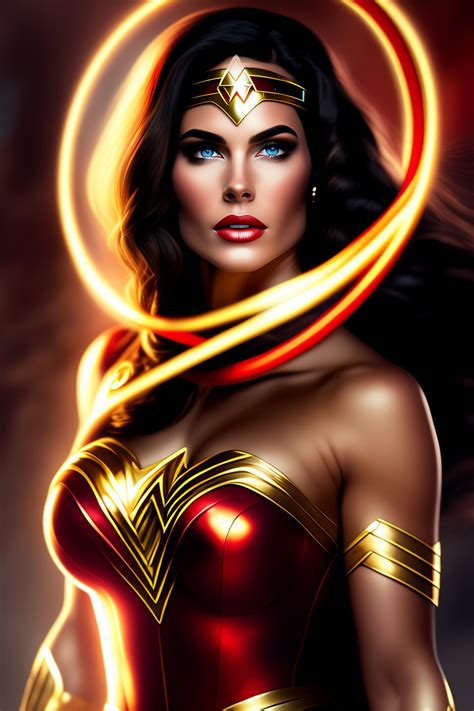 Lexica Hyper Beautiful Portrait Of Wonder Woman With The Lasso Of Truth