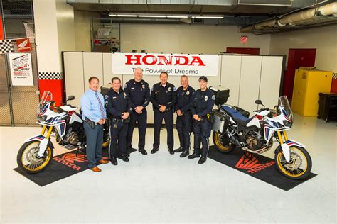 Discover honda canada's past, present and future leading the automotive industry in green manufacturing, corporate responsibility and more. Honda Donates Two Africa Twins to Redondo Beach P.D. | ATV ...