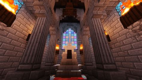 The Throne Room Of My Castle Minecraft