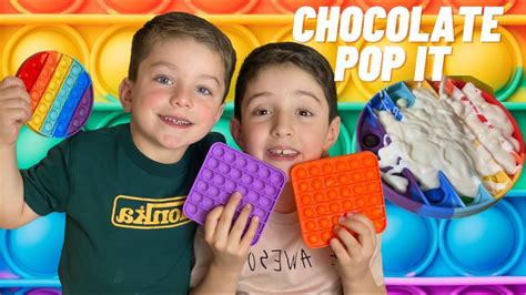 Get Creative With Pop It Chocolate Bars 🍫 Chocolate Pop It Bars For