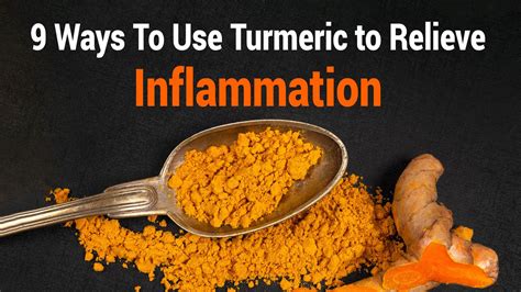 9 Ways To Use Turmeric To Relieve Inflammation Tumeric Recipes