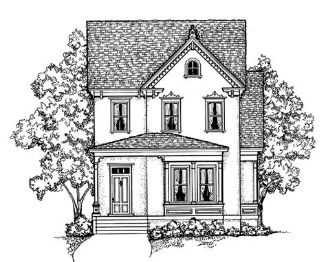 Queen Anne House Plans Victorian House Plans House Plans One Story