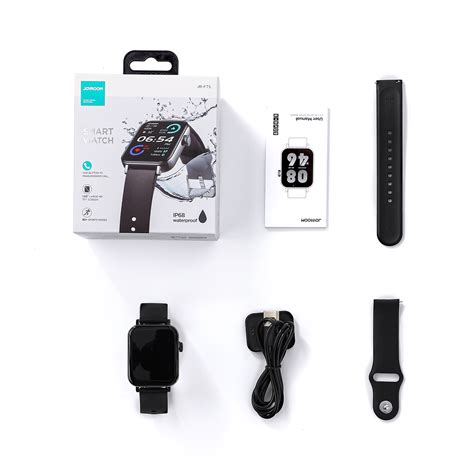 Joyroom Ft5 Fit Life Series Smart Watch Answer Make Call Black Color Dropshop 2 5 Drop