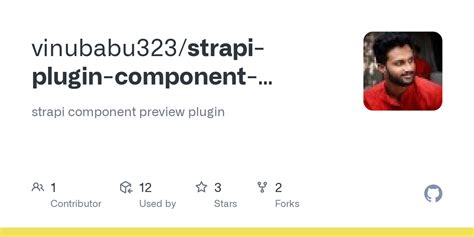 Github Vinubabu323strapi Plugin Component Preview Strapi Component