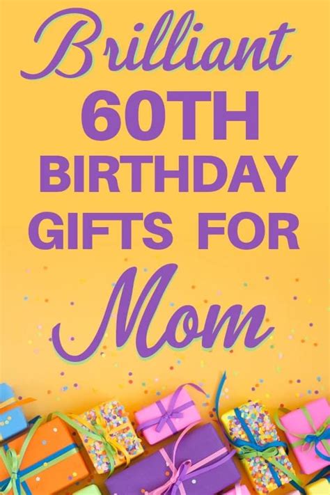So, of course, your mom should be thanked and loved at all times. 60th Birthday Gift Ideas for Mom | 60th birthday gifts ...