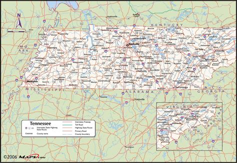 Directions To Tennessee