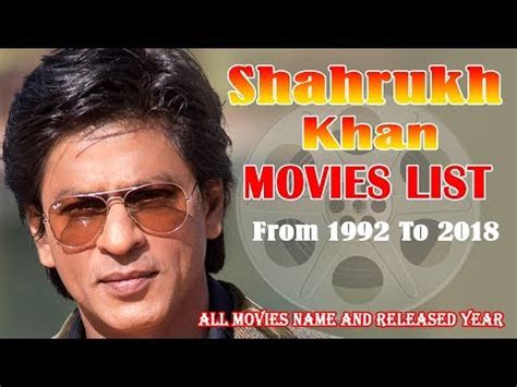 Shah rukh khan complete movie(s) list from 2022 to 1992 all inclusive: Shahrukh Khan Movies List 1992-2018 ( Bollywood News ...