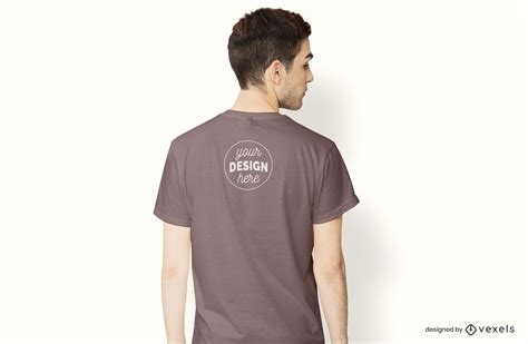 Model Back T Shirt Mockup Psd Mockup Download